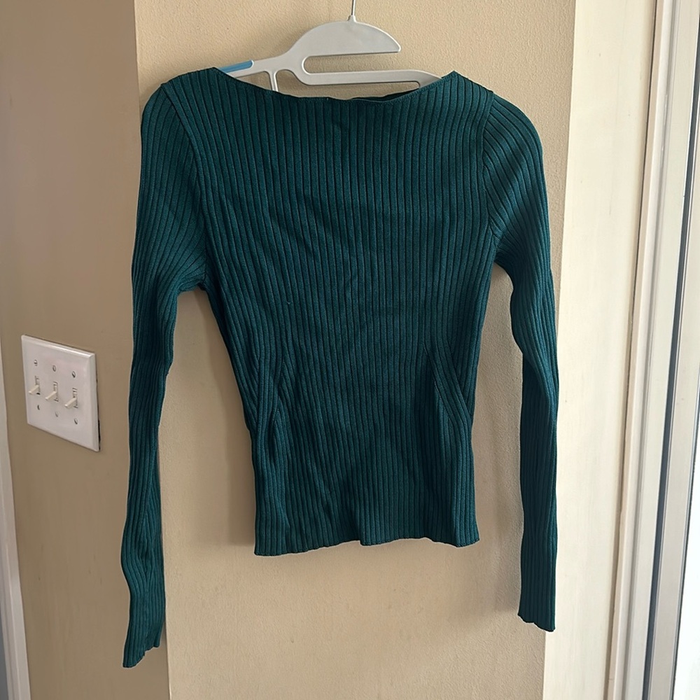 Abercrombie and Fitch Green Dress Top, Size Small